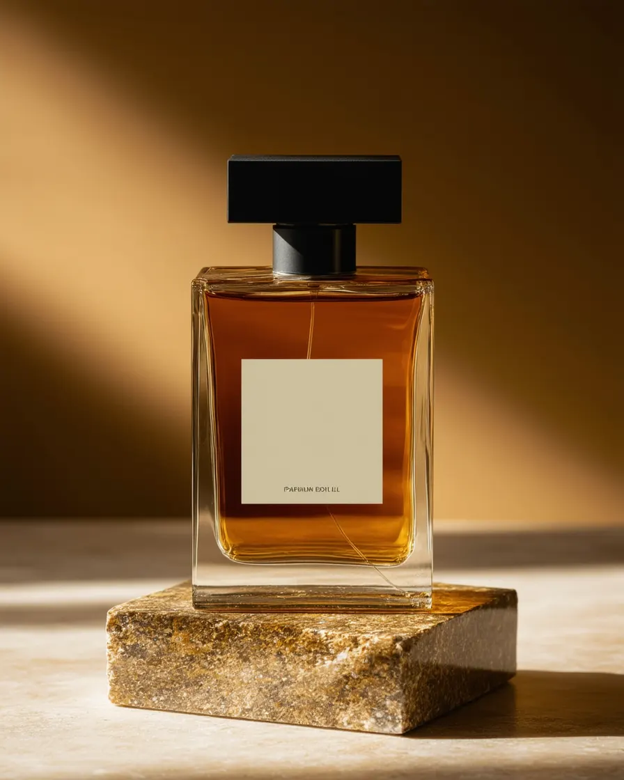 Desert Leather eau de parfum in the Shopskon house flacon